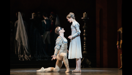 Harrison James and Heather Ogden in Romeo and Juliet.  © Karolina Kuras, courtesy of The National Ballet of Canada. 